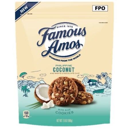 Famous Amos Philippine Coconut Cookies 7 oz Bagged 05905